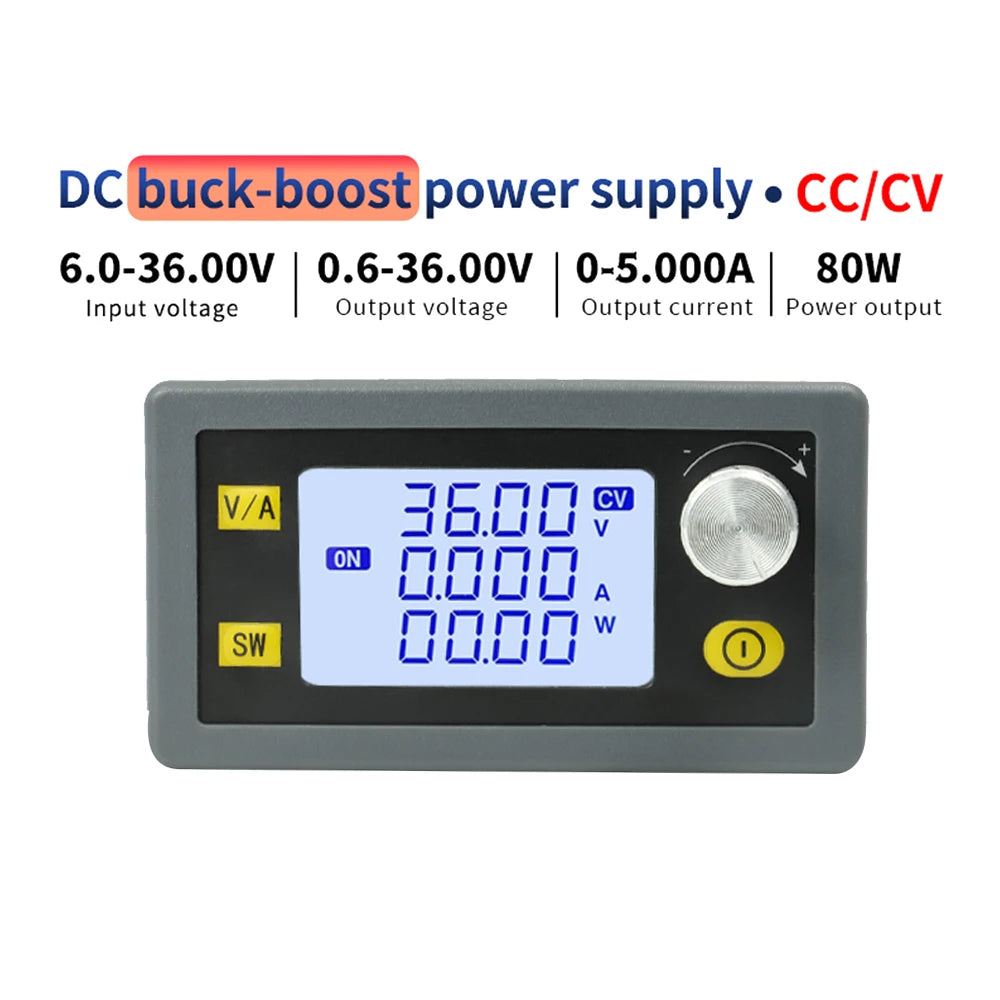 DC DC Buck Boost Converter 5.0~30V To 0.6~30V Adjustable Regulated Laboratory Power Supply CC CV 0~4.0A 6V 12V 24V Power Module