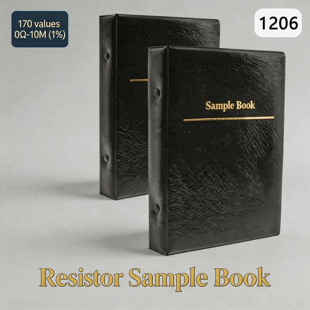 1206 SMD Resistor Sample Book, 170 Values 1% Tolerance, 25pcs/Value Resistor Kit
