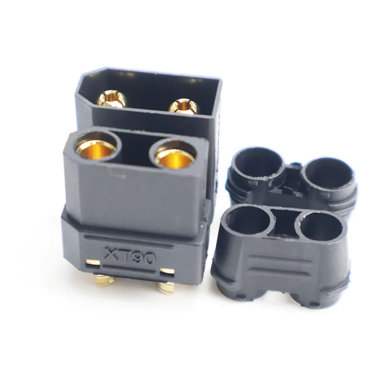 5Pairs Connector XT90 Black XT-90 XT90H Male and Female Bullet Plug for RC Lipo Battery Motor ESC and Charge Lead Expand