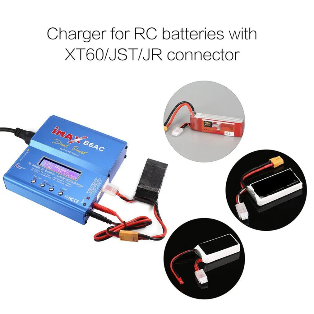 B6AC 80W Battery Charger For iMAX Lipo NiMh Li-ion Ni-Cd Digital RC IMAX B6 Lipro Digital Balance Charger Wholesale Dropshipping