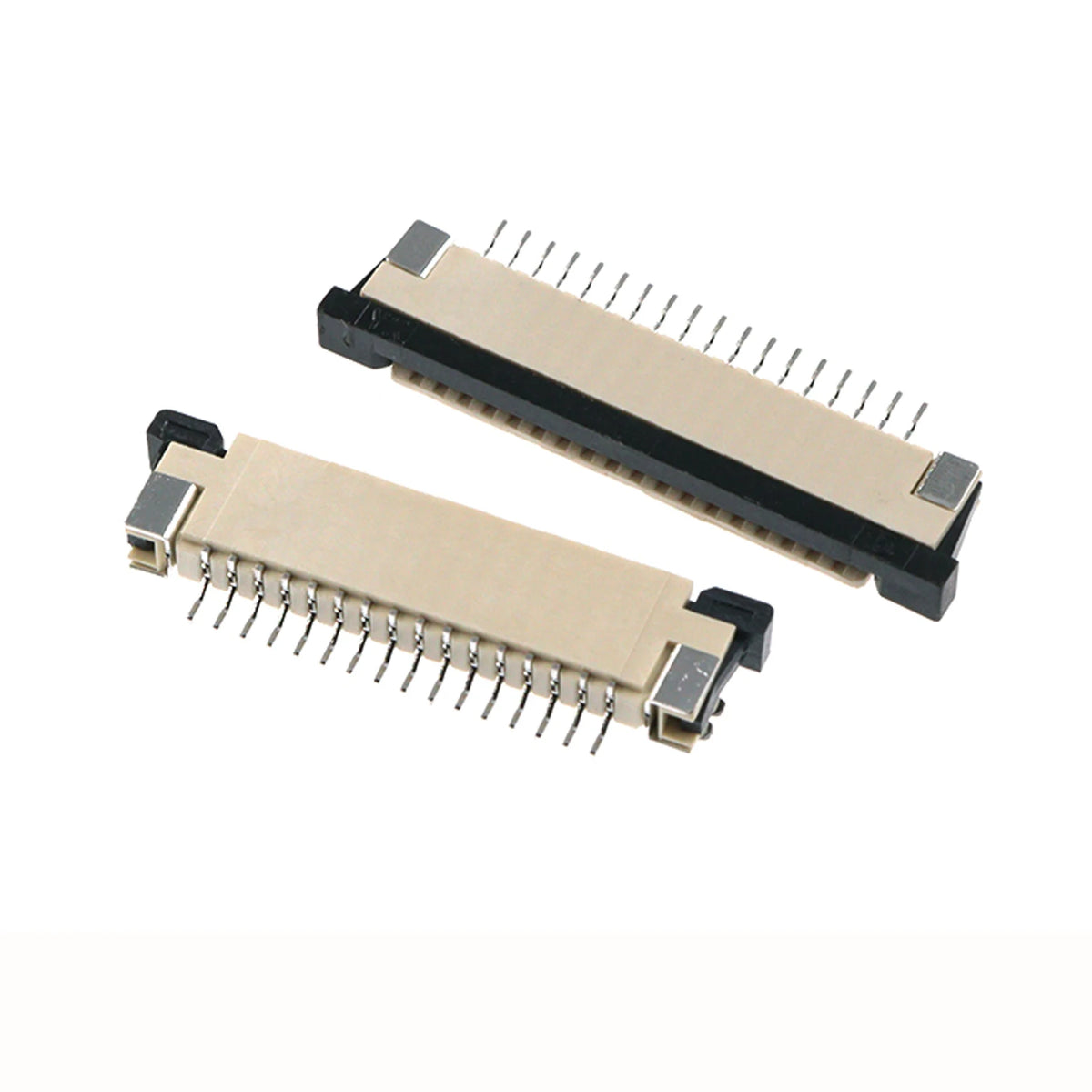 5pcs 1.0mm Pitch FPC Flat Flexible Cable FFC Connector 4P 5 6 7 8 9 10 12 14 16 20 22 24 26 28 30P 32 34 36 40P Top Contact SMT