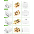 High Power 60A/80A/100A 400V/1000V 1.0-16mm2 No disconnection Wire Connector Cable Splicing Wiring Terminal Block Junction Box