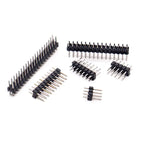 50/20/10Pcs 2.54mm Single Row Male 1/2*40P PCB Board Pin Header Connector Strip Pinheader 2/3/4/5/6/8/10/12/20/40Pin For Arduino