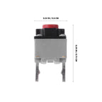 5Pcs Silent Micro Switch 6x6x7.3mm Ultra Quiet Snap Action Push Button Switch for Mouse Electronics DIY on Or Off Pushbutton