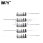 10PCS Carbon Film resistor 5W 5% 1R ~ 1M 2.2R 10R 22R 47R 51R 100R 150R 470R 1K 4.7K 10K 47K 1 2.2 10 22 47 51 100 150 470 Ohm