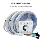 Running Water Flowing LED Strip Light WS2811 24V Horse Race Sequential LED Ribbon With RF Touch Panel Controller 10M 30M 40M Set