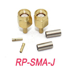 50-1.5 Cable SMA Male Female Straight Connector Gold Plated RP-SMA Crimping Adapter For RG178  RG316 RG174 LMR100 Wholesale