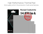 14.8W/mk Heat Conducting Thermal Pad Computer Laptop GPU VGA Video Card CPU Heatsink Cooling Conductive Silicone Grease Shim Mat