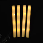 30Pcs RGB LED Glow Foam Stick Bulk Colorful LED Glow Sticks Cheer Tube Dark   Light Birthday Wedding Party Supplies
