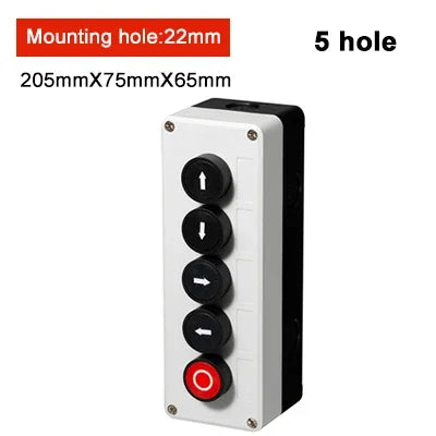 Arrow Symbol Indicating Start and Stop Self-Recovery Waterproof Button Switch Emergency Stop Industrial Hand-Held Control Box