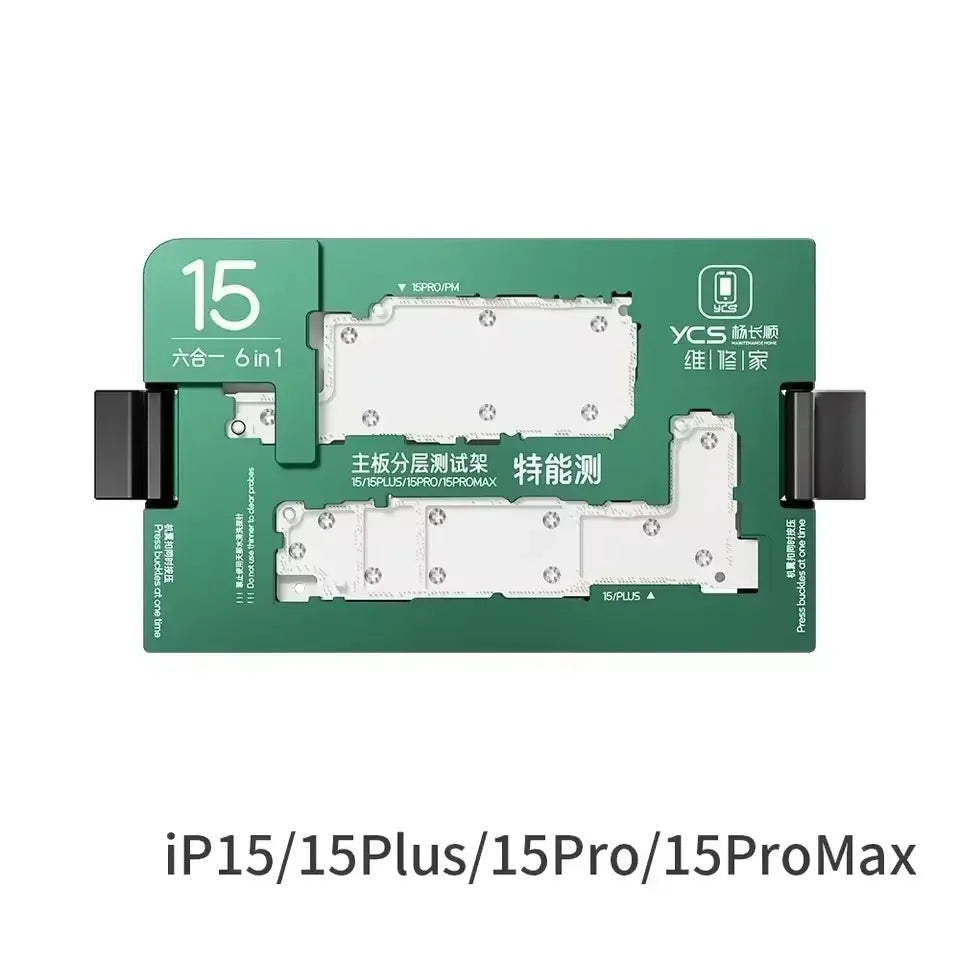 YCS  iSocket Motherboard Middle Layer Tester Platform For iPhone X-16 Pro Max Logic Board Lower Middle Frame Repair Tools ﻿