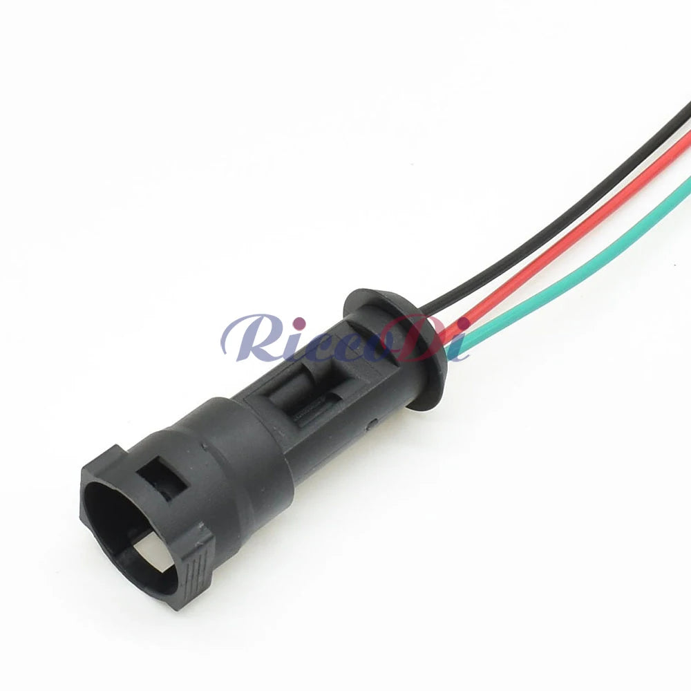 1 Set 3 Pin 1.5mm 1-926554-1 Black Male Female Auto Waterproof Connector DJ3031-1.5-11/21 Plug Round Sheath