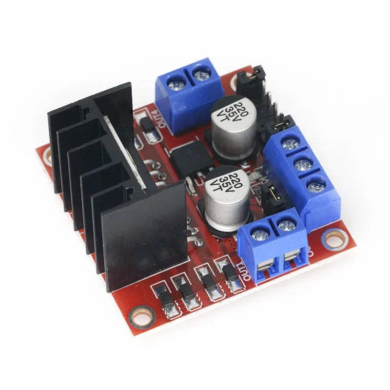 1~100Pcs L298N Dual Channel DC Stepper Motor Drive Controller Module Speed Regulation Driver Board Smart Robot DIY Accessories