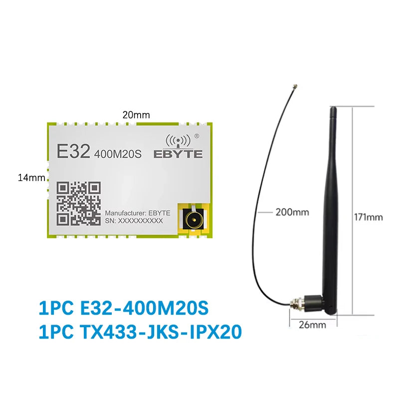 SX1278 SX1276 LoRa Wireless Module E32-400M20S E32-400M30S E32-900M20S E32-900M30S Ebyte E32-MSeries LoRa Spread Spectrum Module