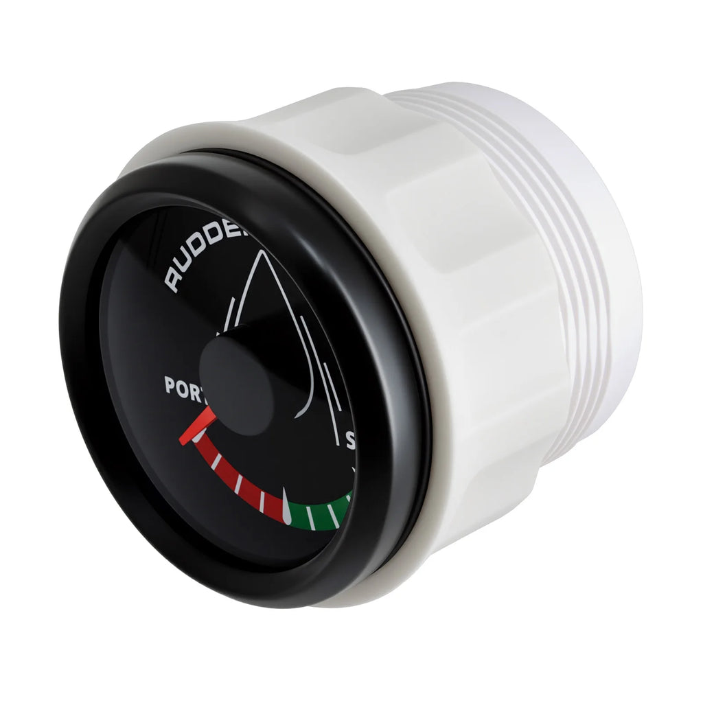 52mm 0-190ohm Waterproof Boat Marine Rudder Angle Indicator With Rudder Angle Sensor 7 color Backlight for Car Truck 12V/24V