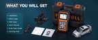 FOXWELL T2000 PRO TPMS Programming Tire Pressure Monitor TPMS Sensor Relearn Activate OBD2 Tire Pressure System Diagnostic Tool