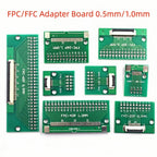 FPC/FFC Adapter Board 0.5mm/1.0mm Pitch Connector Welded Straight to 2.54 Flexible Cable 4P 6P 8P 10P~80Pin Seat for Electronics