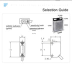 Square Laser Sensor 35cm Adjustable NPN PNP Mirror Lens Diffuse Optical Infrared Photo Cell Proximity Switches E3Z-LAS