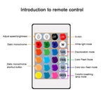 1-10PCS LED Intelligent RGBW Bulb GU10 E27 E14 24 Key Infrared Remote Control AC110V 230V 6W 10W Color Plus White Light Dimming