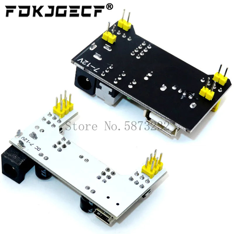 3.3V/5V MB102 Breadboard power module + 65 jumper wires + MB-102 830 points Prototype Bread board for arduino kit