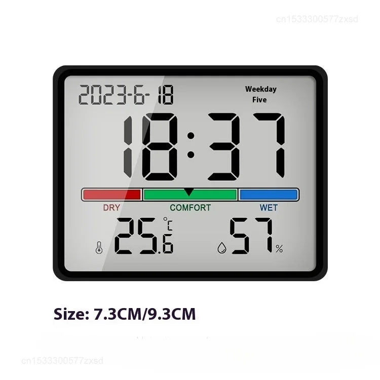 Youpin Electronic Thermometer Hygrometer Weather Station High Precision with Table Clock Function Mini Thermometer Sensor Gauge