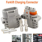 Pair Of FOR Anderson 50 Amp 600V 6 Grey Forklift Cable Power Connectors Good Electrical Conductivity Easy To Connect Tool