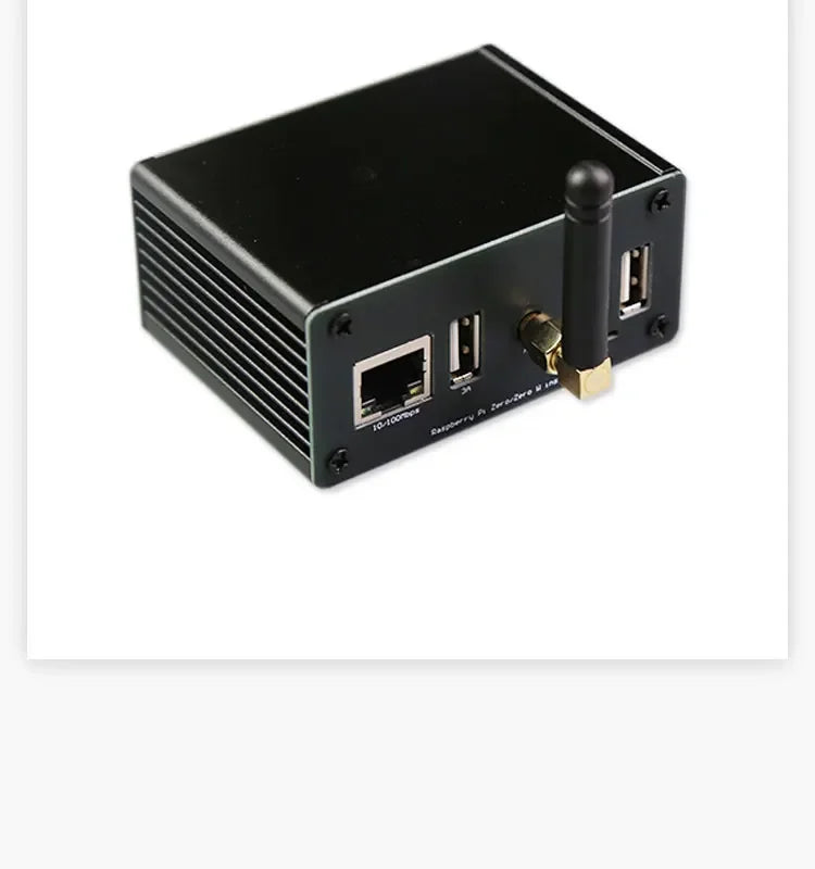 Raspberry Pi Zero W/ WH Expansion Board Ethernet USB Interface 4G Communication Module Metal Shell