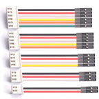 10PCS Dupont Line to SH1.0/MX1.25/ZH1.5/HY2.0/PH2.0/XH2.54 Cable 1P Female 2/3/4/5/6/P 20CM  26AWG 28AWG Jumper Wire