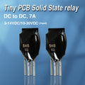 Small Mini PCB SSR 7A Solid State Relay DC to DC 5V 12V 24V