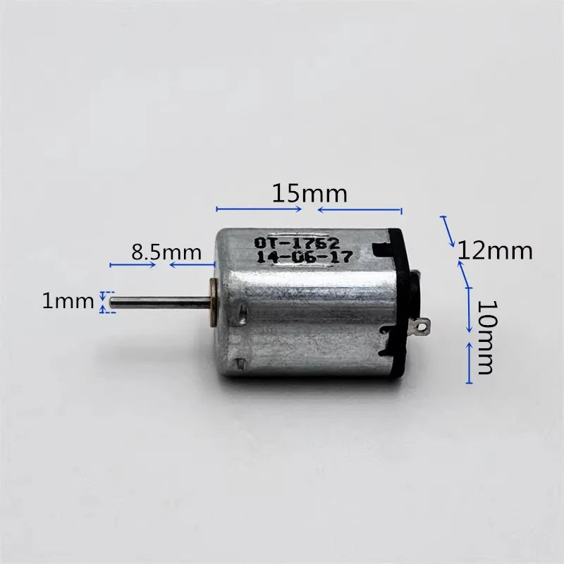 OT-1762 Mini FK-N20 Motor DC 3V 3.7V 5V 39000RPM High Speed Micro 12mm*10mm Electric Motor DIY Hobby Toy Car Boat Model