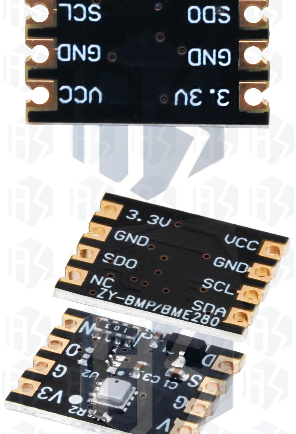 ZY BME280 Sensor Module: Precision Altimeter & Atmospheric Pressure Detector for Arduino (Black)