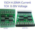 16CH RS485 Analog Input Module 0-5V 0-10V 4-20MA 0-20MA Current Voltage Collector N4VIH16 N4CIE16