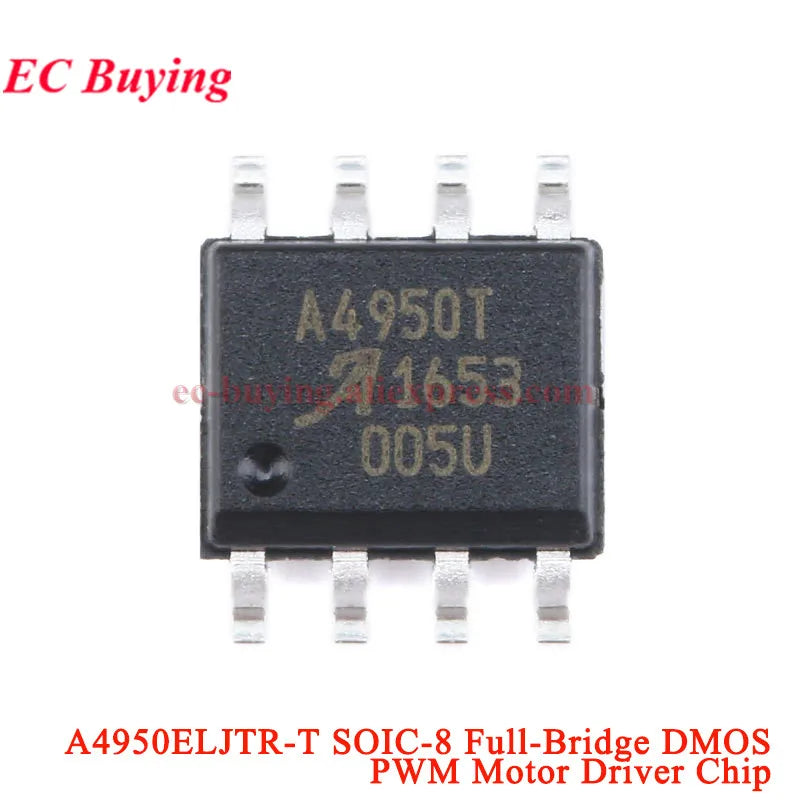 1Pc-10Pcs A4950 TB6612 AT8236 Dual CH Motor Drive Module Super L298N DC Brushed Forward Reverse PWM Stepless Speed Control Board