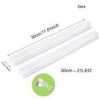 Runtowo 2pcs LED Motion Sensor Light Wireless Night Light Rechargeable Light Cabinet Wardrobe Staircase Backlight For Kitchen