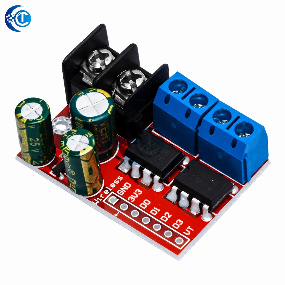 Dual DC Motor Driver Module (Dual Super L298N): H-Bridge 5A 3V-14V – PWM Speed Control, Voltage Reversal, RC-Ready