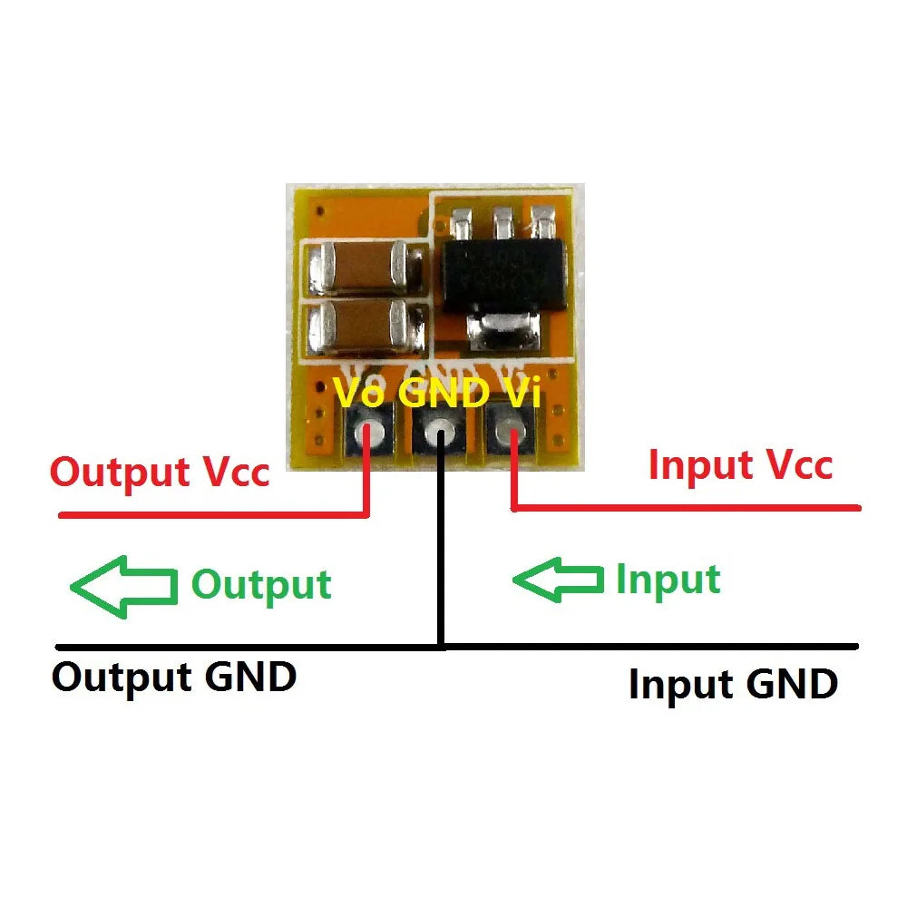0.7-5V to 3V/3.3V/5V Boost Converter Module 95% Efficiency for AA/AAA Battery Motor Breadboard Power Supply With/Without Pin