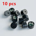 10PCS Passive Buzzer 12MMx8.5MM 12085 42R Resistance 3V 5V 9V 12V in Common Use Mini Piezo Buzzers for Arduino Breadboard