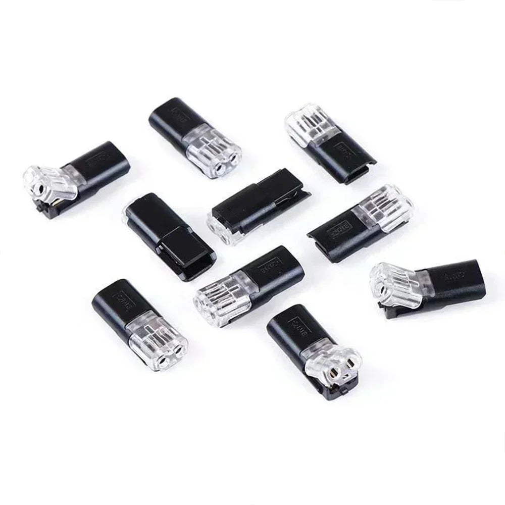 50-1PCS 2 Pin Way Plug Waterproof Electrical Connector Car Wire Cable Automotive Electrical Connector Strip Terminal Connection