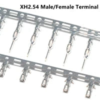 50Set/100Pcs JST XH2.54 Straight/Curved Header+Housing+Terminal Connector 2P/3/4/5/6/7-12Pin Right Angle 90°/180°Socket For PCB