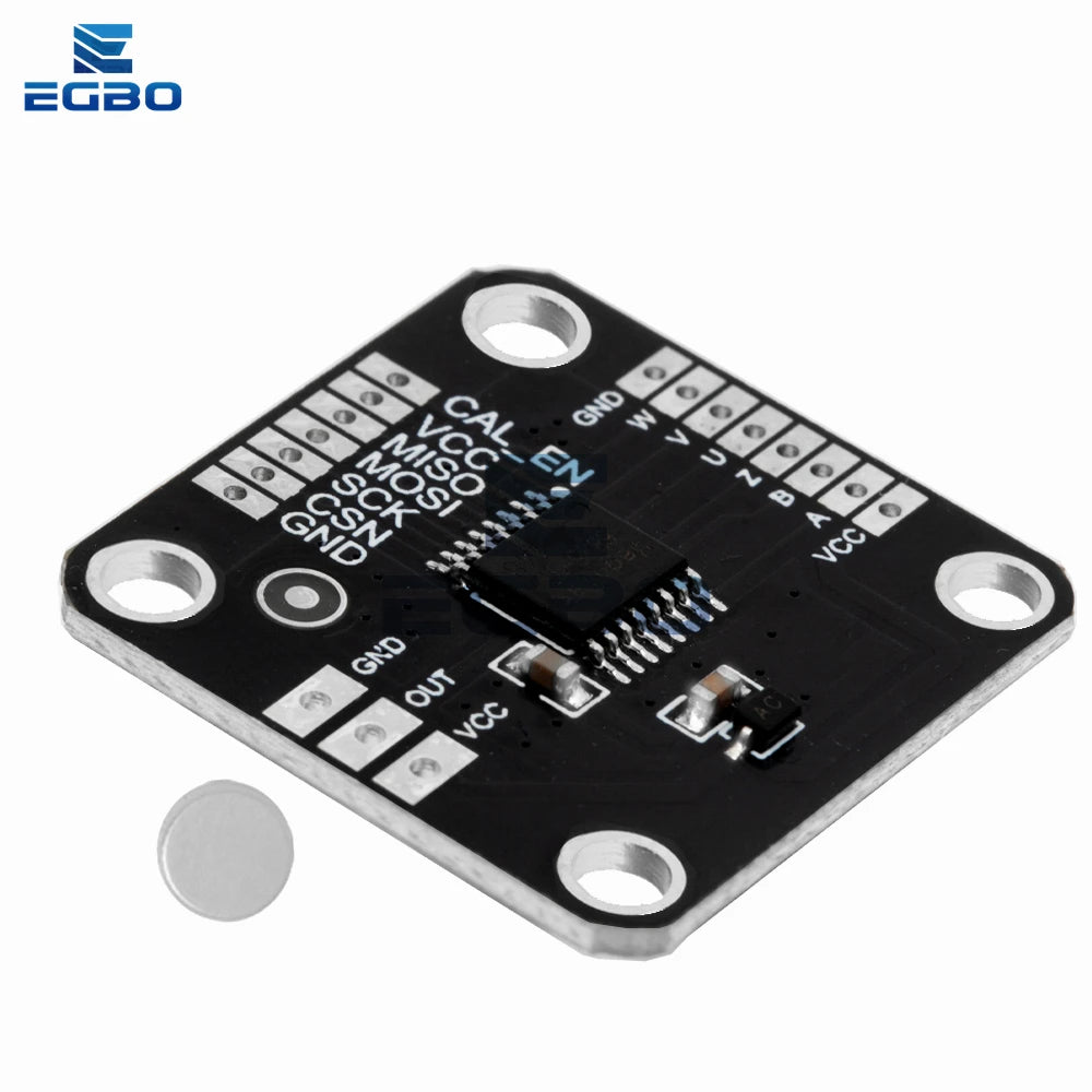 MT6826S High Precision High Speed Magnetic Encoder Magnetic Induction Angle Measurement Sensor Module for arduino