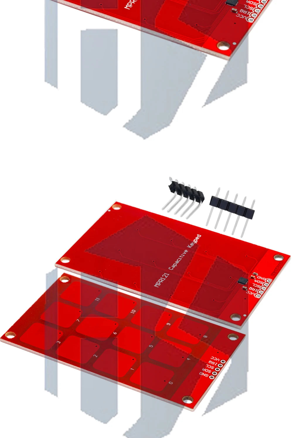 12-Button Capacitive Touch Keypad (MPR121): I2C Interface Sensor Module –for Arduino-Compatible