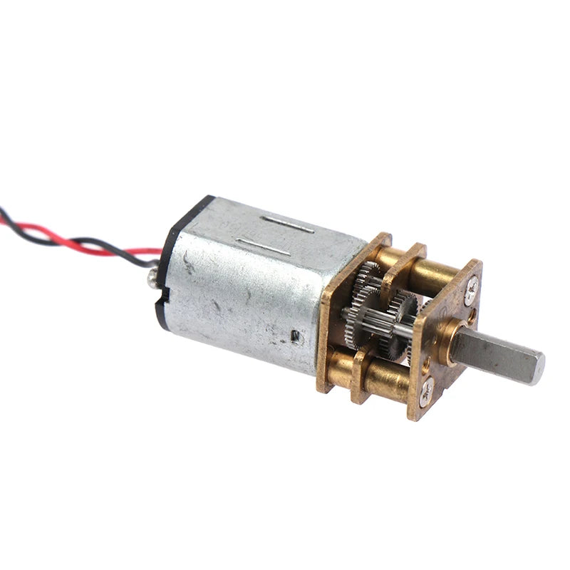 Micro Mini N20 Gear Motor DC 3V -6V 5V 28RPM 60RPM 110RPM 300RPM Slow Speed Full Metal Gearbox Reducer Electric Motor DIY Toy