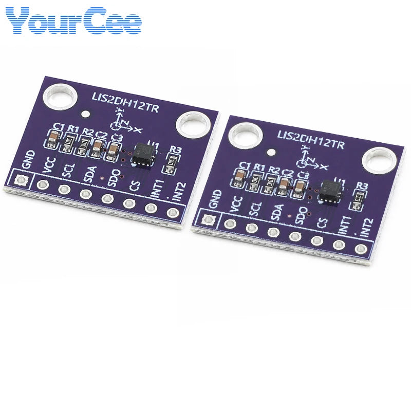 10pcs/1pc LIS2DH12TR Acceleration Module 3 Axis MEMS Accelerometer Motion Sensor Module Replace ADXL345 for Arduino
