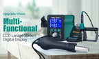 YIHUA 995D+SMD Soldering Station With Pluggable Hot Air Gun Soldering Iron BGA Rework Station Phone Repair Welding Station