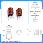 hollow inductor coil inductor copper wire  full specifications