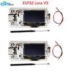 2Set Heltec LoRa 32 V3 Development Kit with ESP32-S3FN8, SX1262, 0.96" OLED for IoT/Meshtastic 915MHz/868MHz