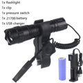 10Watt 850nm-940nm IR Flashlight 200 yard Zoomable Focus LED Infrared Radiation Lamp Night Vision Torch 21700 Hunting Lantern