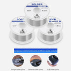 63/37 Soldering Tin Wire Tin Melt Rosin Core Solder Soldering Wire Roll Easy Clean Fusible Tin Low Temperature Easy Melt Wire