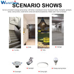 AC220-240V 5.8GHz Microwave Radar Sensor Switch Multi-Adjustment Body Motion Detector High Sensitivity LED Light Sensor Switch