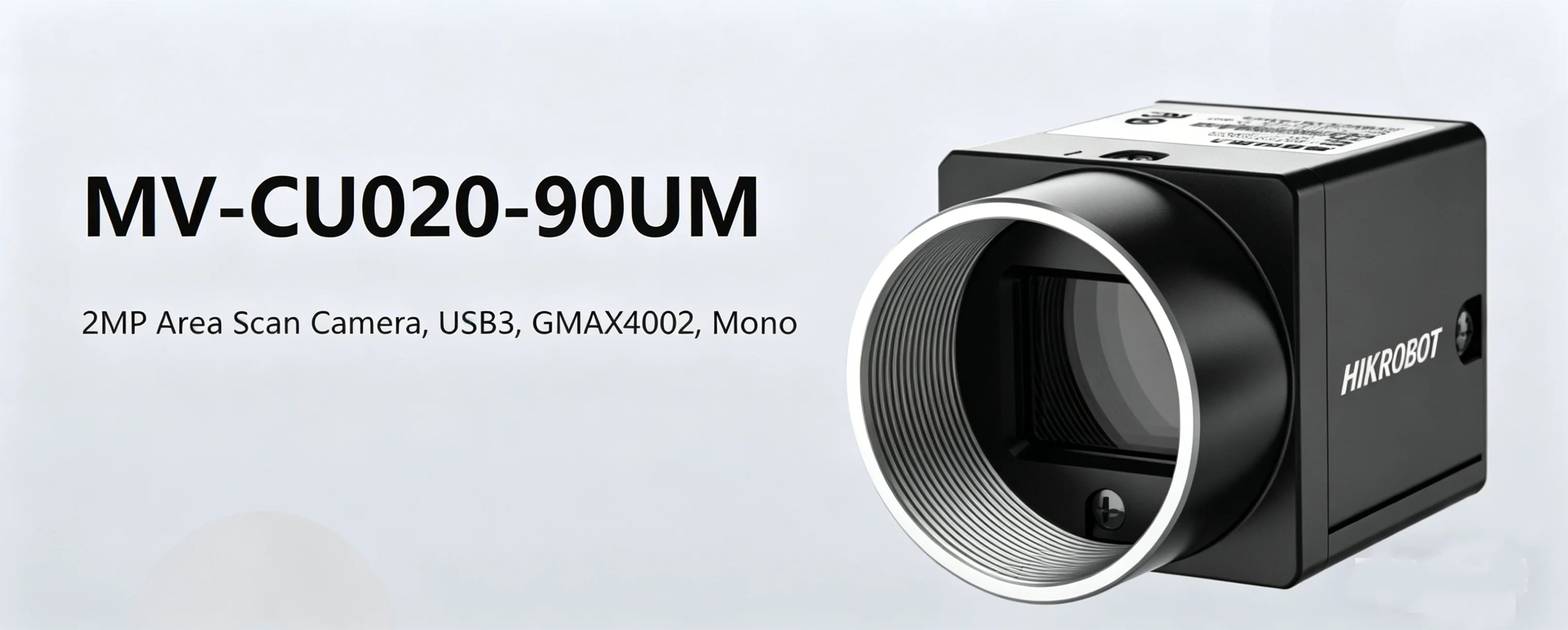 Hikrobot MV-CU020-90UM/UC Industrial Camera, 2MP 1/1.7" Global Shutter CMOS, USB3.0 Interface